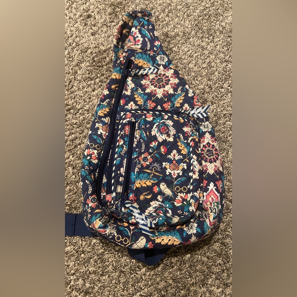 Gently used Vera Bradley Harry Potter sling backpack